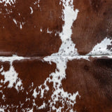 Brazilian Brown Salt and Pepper Cowhide Rug Size 7'2" L x 5'11" W 3020