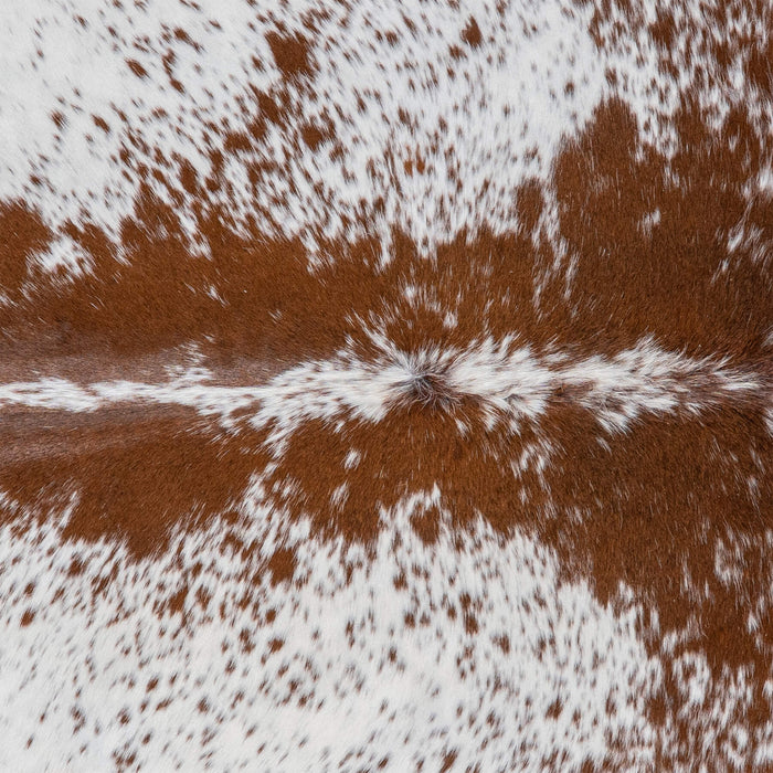 Brazilian Brown Salt and Pepper Cowhide Rug Size 7'5" L x 6'9" W 3028