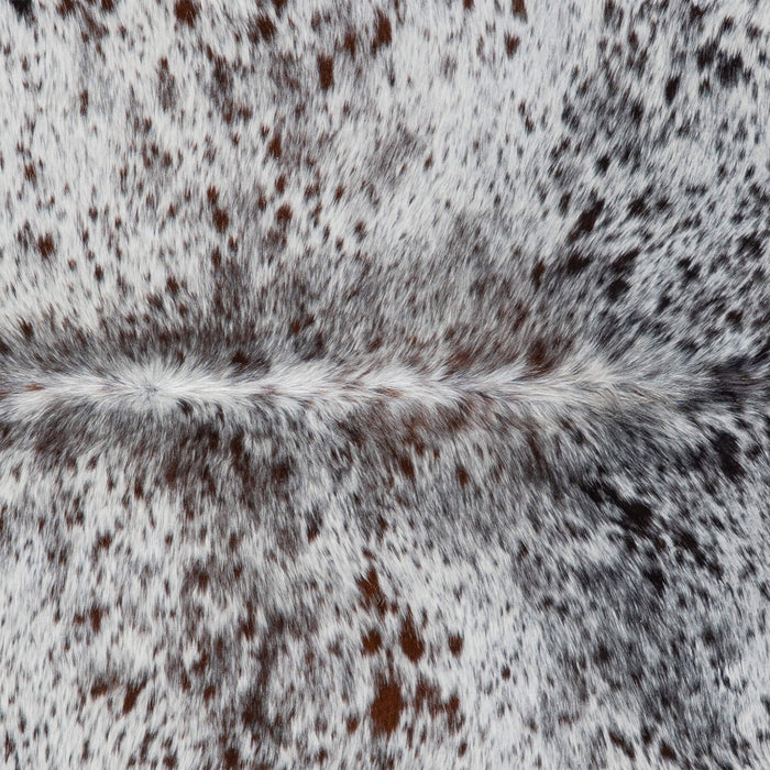 Brazilian Brown Salt and Pepper Cowhide Rug Size 6'11" L x 6'4" W 3047