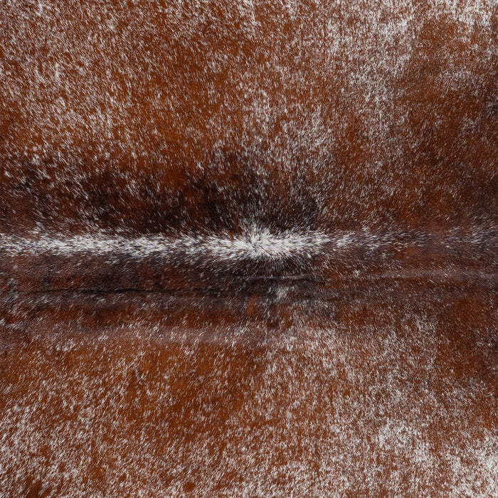Brazilian Brown Salt and Pepper Cowhide Rug Size 7'7" L x 6'4" W 3058