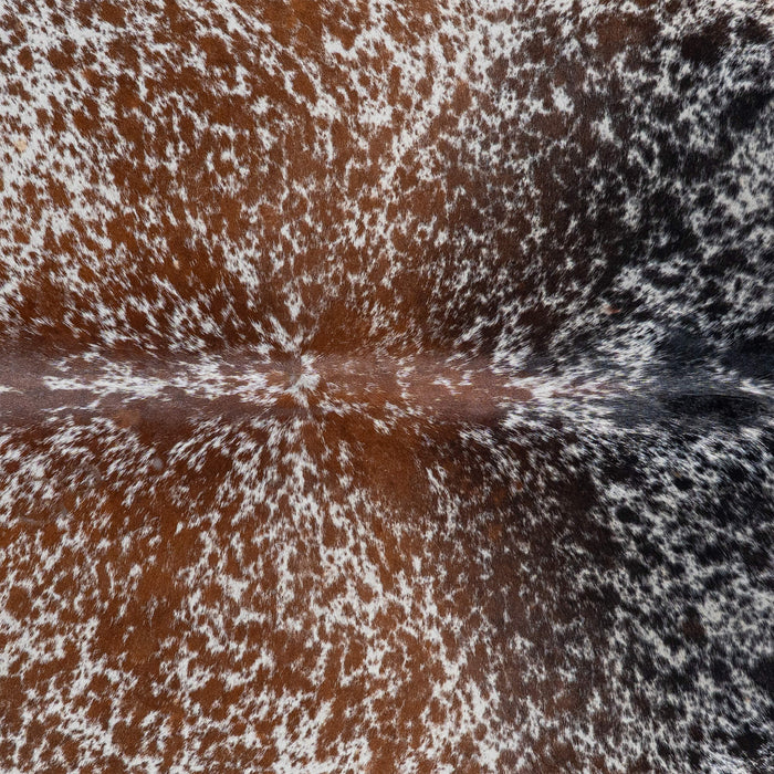 Brazilian Brown Salt and Pepper Cowhide Rug Size 6'11" L x 6'4" W 3087
