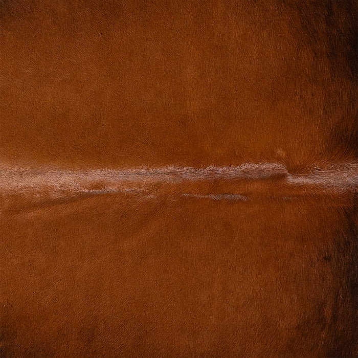 Brazilian Mahogany Cowhide Rug Size 7'6" L x 7'3" W 6131