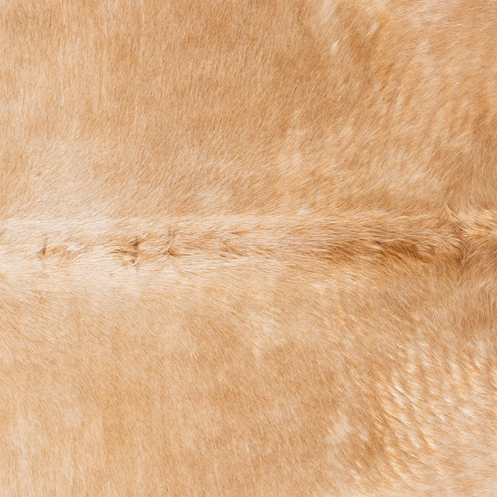 Brazilian Beige Cowhide Rug Size 7'8" L x 6'2" W 3106