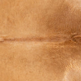 Brazilian Beige Cowhide Rug Size 7'7" L x 6'4" W 3113