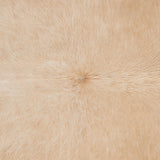 Brazilian Beige Cowhide Rug Size 7'4" L x 7'1" W 3114