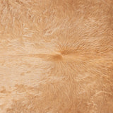 Brazilian Beige Cowhide Rug Size 7'10" L x 6'10" W 3115