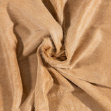 Brazilian Beige Cowhide Rug Size 7'10" L x 6'7" W 3117
