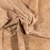 Brazilian Beige Cowhide Rug Size 7'5" L x 6'11" W 3118