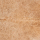 Brazilian Beige Cowhide Rug Size 7'5" L x 6'11" W 3118