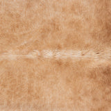 Brazilian Beige Cowhide Rug Size 7'9" L x 7'0" W 3126