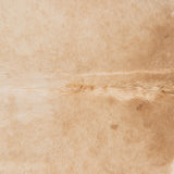 Brazilian Beige Cowhide Rug Size 7'11" L x 6'11" W 3128