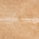 Brazilian Beige Cowhide Rug Size 7'7" L x 6'9" W 3132