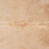 Brazilian Beige Cowhide Rug Size 7'10" L x 6'10" W 3135
