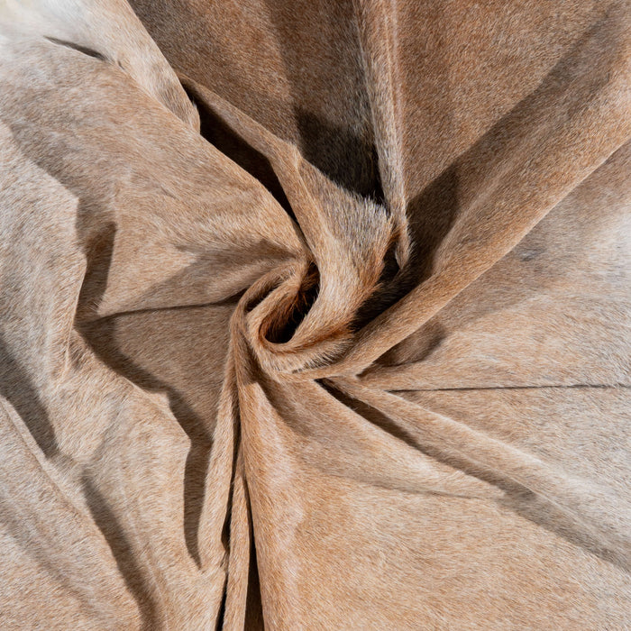 Brazilian Grey Palomino Cowhide Rug Size 7'10" L x 7'4" W 3137
