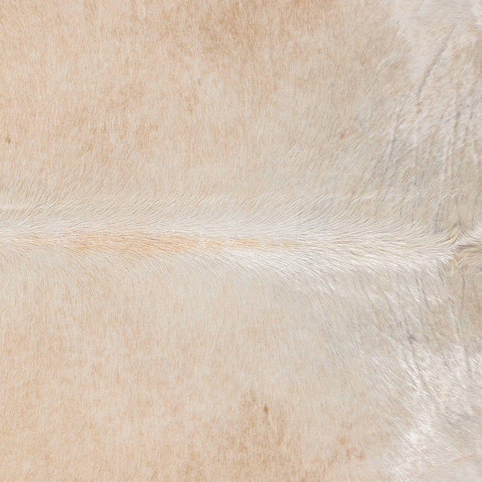 Brazilian Beige Cowhide Rug Size 8'2" L x 7'5" W 3139
