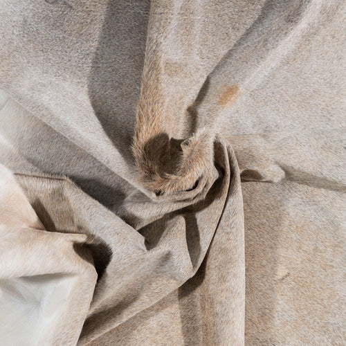 Brazilian Grey Palomino Cowhide Rug Size 8'4" L x 7'4" W 3140