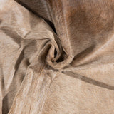Brazilian Grey Palomino Cowhide Rug Size 7'5" L x 7'3" W 3161
