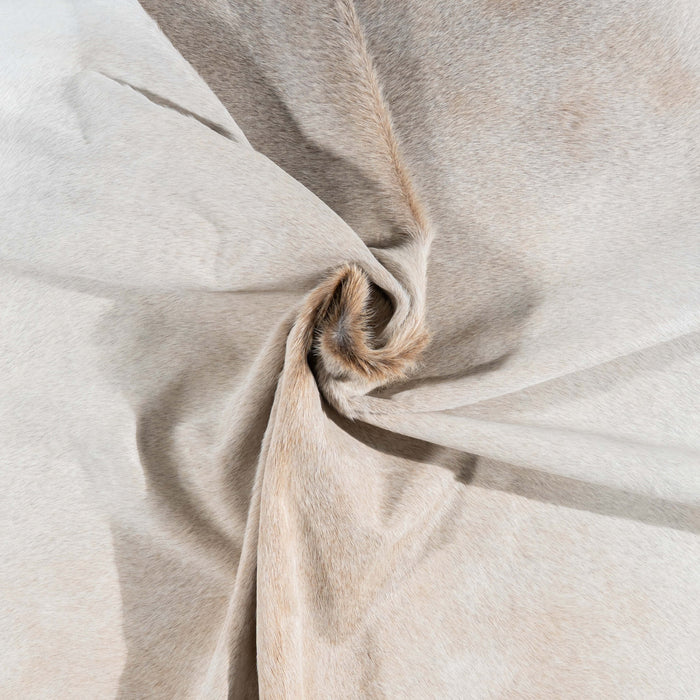 Brazilian Grey Palomino Cowhide Rug Size 7'7" L x 6'7" W 3162