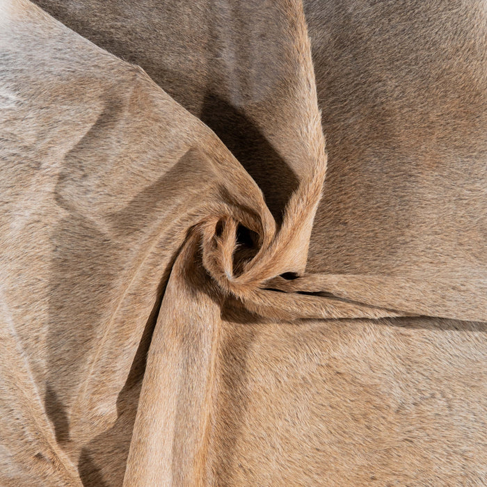 Brazilian Grey Palomino Cowhide Rug Size 7'4" L x 6'8" W 3179