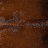 Brazilian Mahogany Cowhide Rug Size 7'4" L x 6'8" W 3190