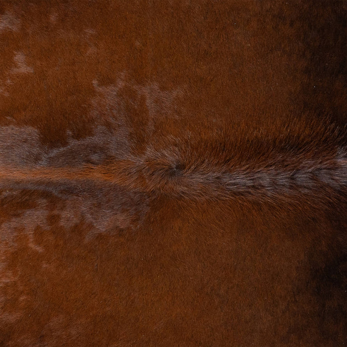 Brazilian Mahogany Cowhide Rug Size 7'4" L x 6'8" W 3190