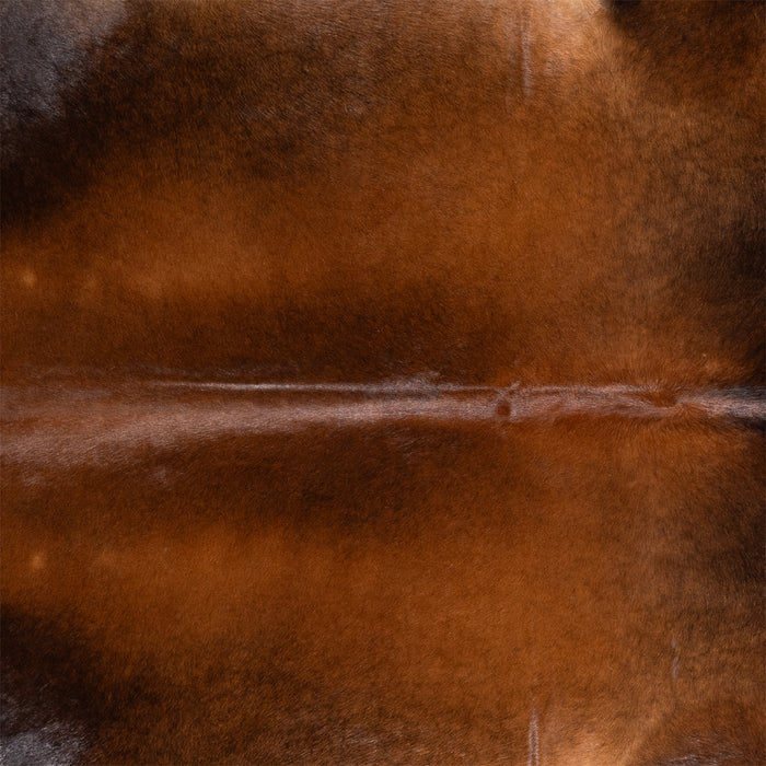 Brazilian Mahogany Cowhide Rug Size 7'9" L x 7'3" W 6132