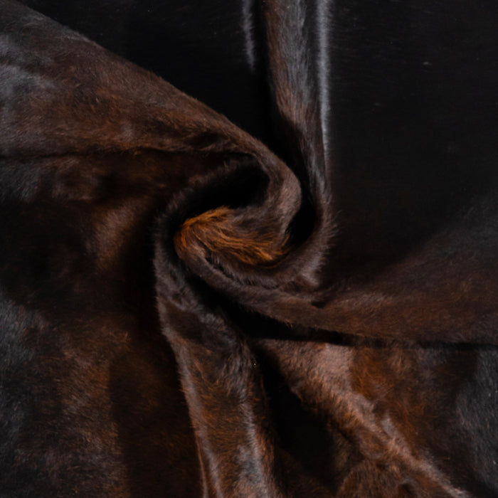 Brazilian Mahogany Cowhide Rug Size 6'7" L x 4'5" W 3217