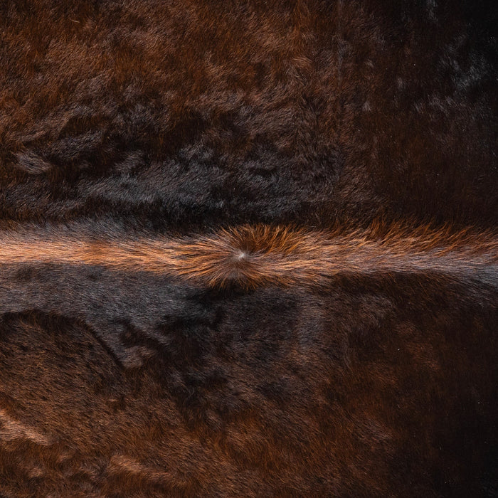 Brazilian Mahogany Cowhide Rug Size 6'7" L x 4'5" W 3217