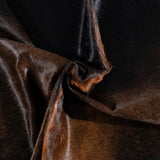 Brazilian Mahogany Cowhide Rug Size 7'0" L x 6'1" W 3219