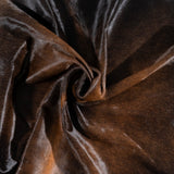 Brazilian Mahogany Cowhide Rug Size 6'8" L x 6'3" W 3223