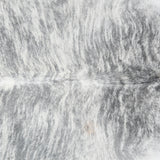 Brazilian Light Grey Brindle Cowhide Rug Size 7'5" L x 6'10" W 3236