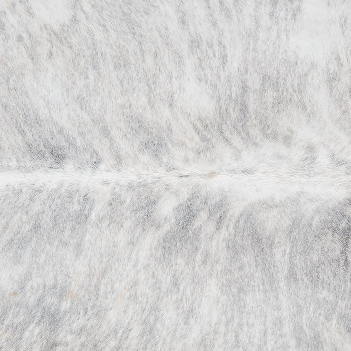 Brazilian Light Grey Brindle Cowhide Rug Size 7'6" L x 6'5" W 3241