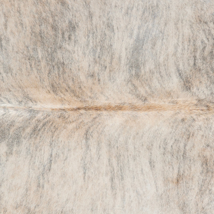Brazilian Light Grey Brindle Cowhide Rug Size 7'11" L x 6'2" W 3243