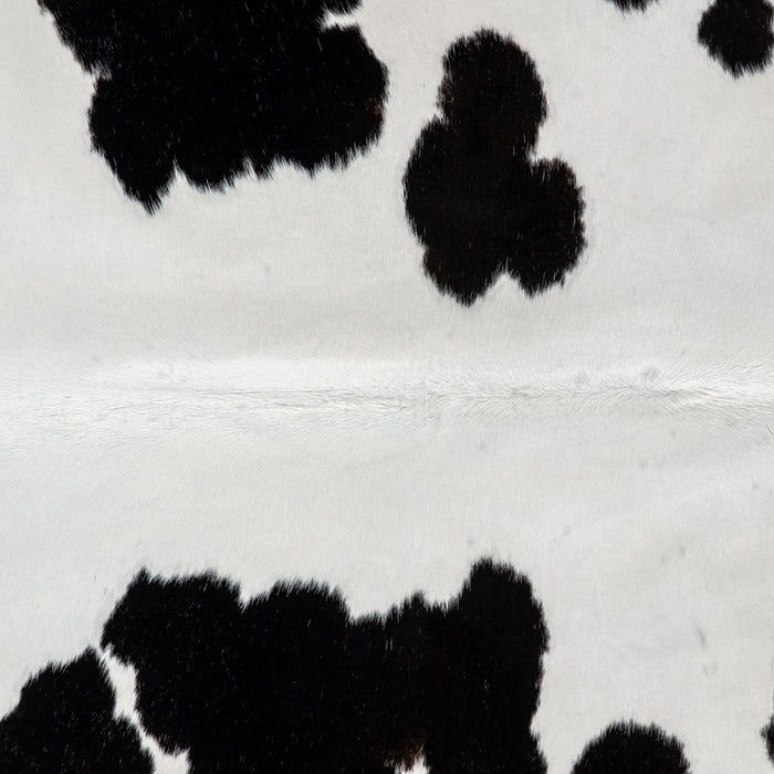 Brazilian Black and White Cowhide Rug Size 7'9" L x 6'5" W 3245