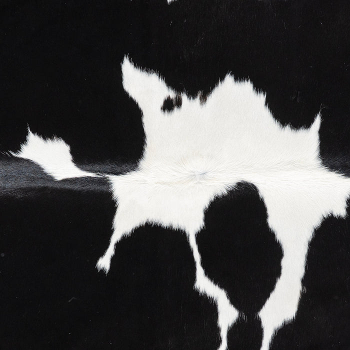 Brazilian Black and White Cowhide Rug Size 8'3" L x 7'0" W 3255
