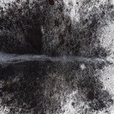 Brazilian Black Salt and Pepper Cowhide Rug Size 7'4" L x 6'3" W 3282