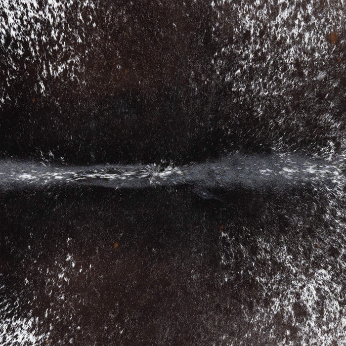 Brazilian Black Salt and Pepper Cowhide Rug Size 8'2" L x 7'6" W 3306