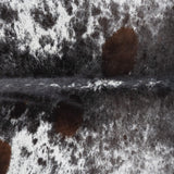 Brazilian Black Salt and Pepper Cowhide Rug Size 8'3" L x 6'10" W 3315