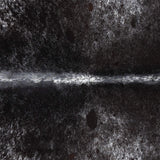 Brazilian Black Salt and Pepper Cowhide Rug Size 7'7" L x 6'10" W 3321