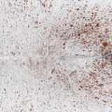 Brazilian Brown Salt and Pepper Cowhide Rug Size 7'7" L x 6'4" W 3327
