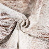 Brazilian Brown Salt and Pepper Cowhide Rug Size 6'11" L x 6'6" W 3340