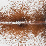 Brazilian Brown Salt and Pepper Cowhide Rug Size 7'4" L x 6'11" W 3343
