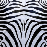 Zebra Reverse Cowhide Rug , Natural Suede Leather | eCowhides