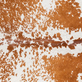 Brazilian Brown Salt and Pepper Cowhide Rug Size 7'4" L x 6'6" W 3351