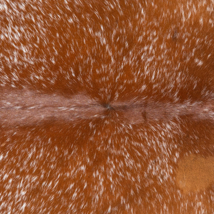 Brazilian Brown Salt and Pepper Cowhide Rug Size 8'3" L x 6'11" W 3352