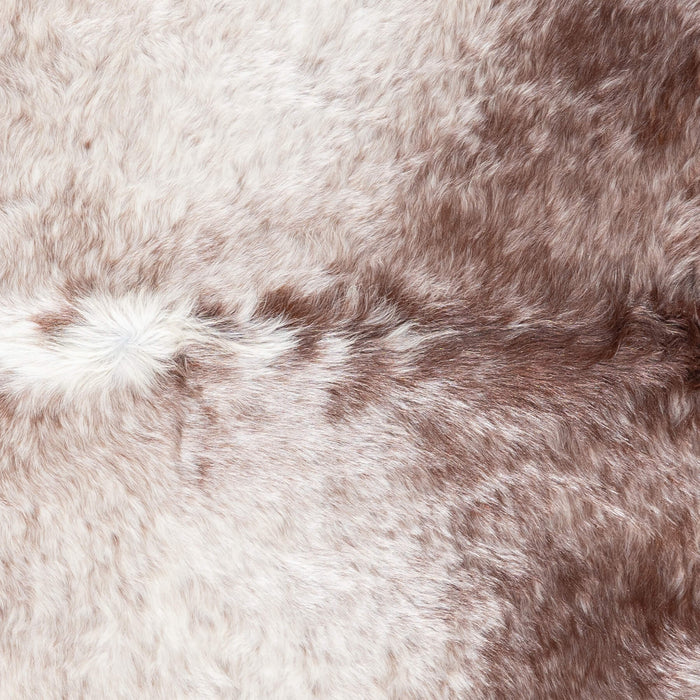 Brazilian Brown Salt and Pepper Cowhide Rug Size 7'11" L x 7'2" W 3353