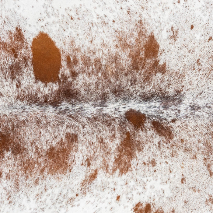 Brazilian Brown Salt and Pepper Cowhide Rug Size 8'1" L x 6'6" W 3354