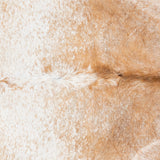 Brazilian Brown Salt and Pepper Cowhide Rug Size 7'9" L x 6'11" W 3355