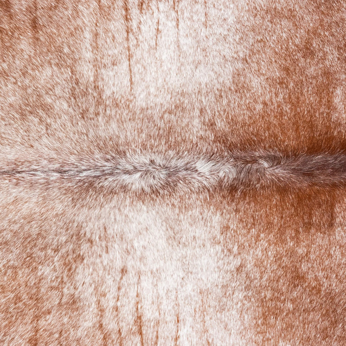 Brazilian Brown Salt and Pepper Cowhide Rug Size 7'6" L x 6'8" W 3360