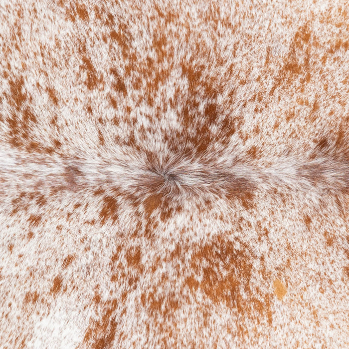 Brazilian Brown Salt and Pepper Cowhide Rug Size 6'5" L x 5'0" W 3380